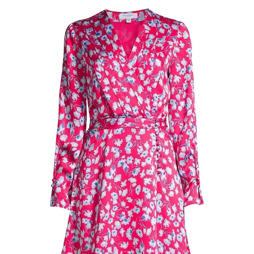 Collie Floral Shirt Dress